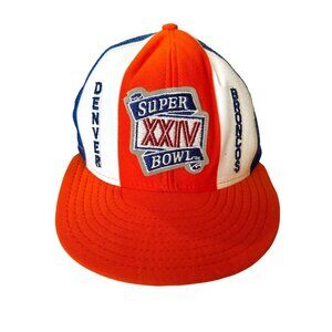 Denver Broncos Super Bowl XXIV 24 Hat Vintage 1990 Snapback Official NFL